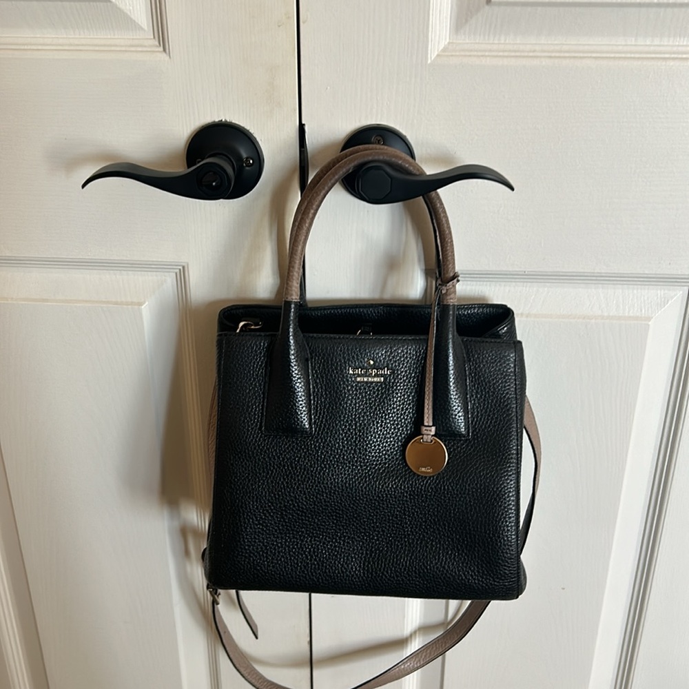 Kate Spade Black/Pink satchel with dust bag